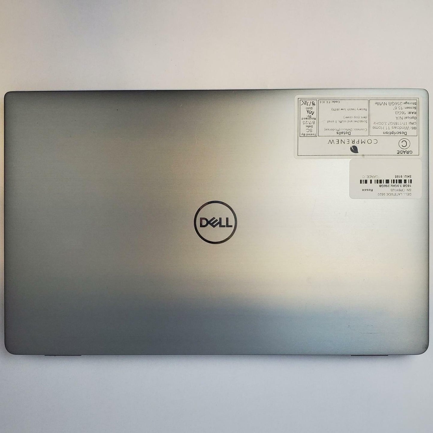 DELL LATITUDE 9520 Win 11 Home i7-1185G7 16GB RAM 256GB NVME | Grade C