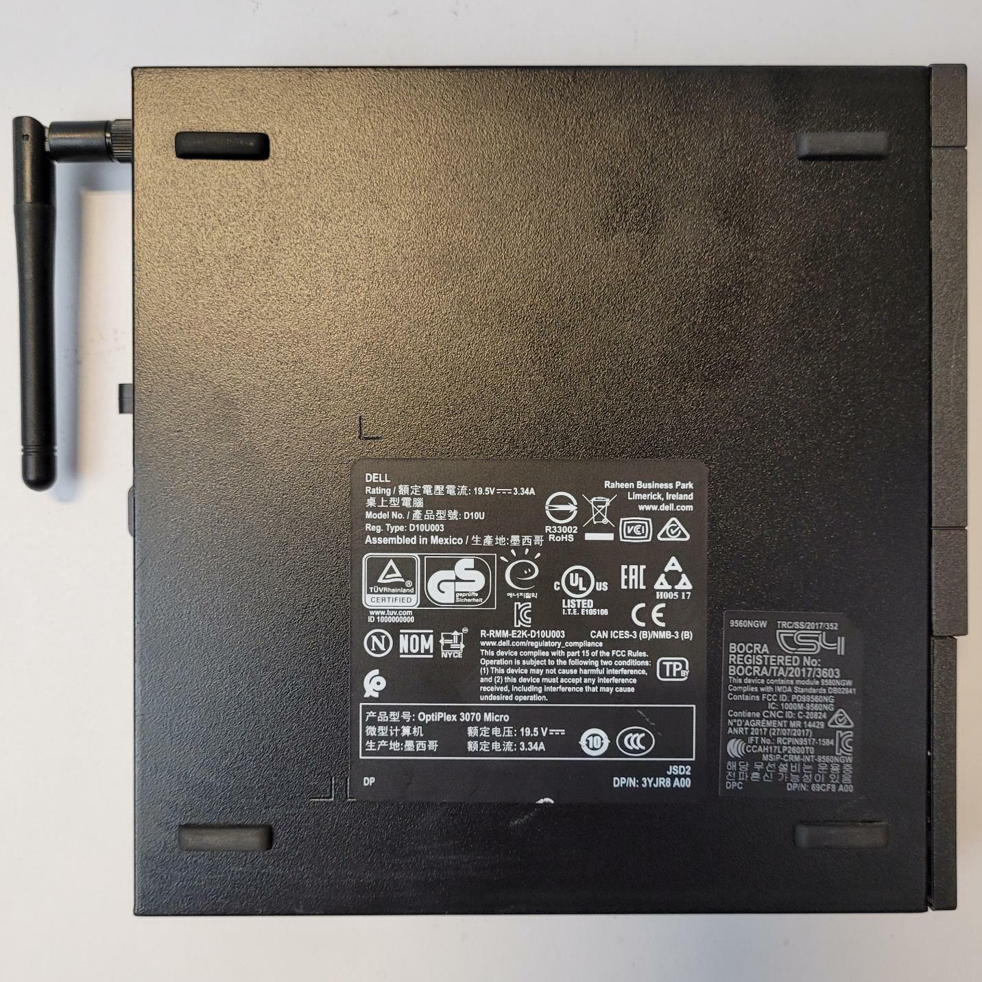 DELL OPTIPLEX 3070 Windows 11 Home I7-9700T 16GB RAM 256GB NVME | Grade B