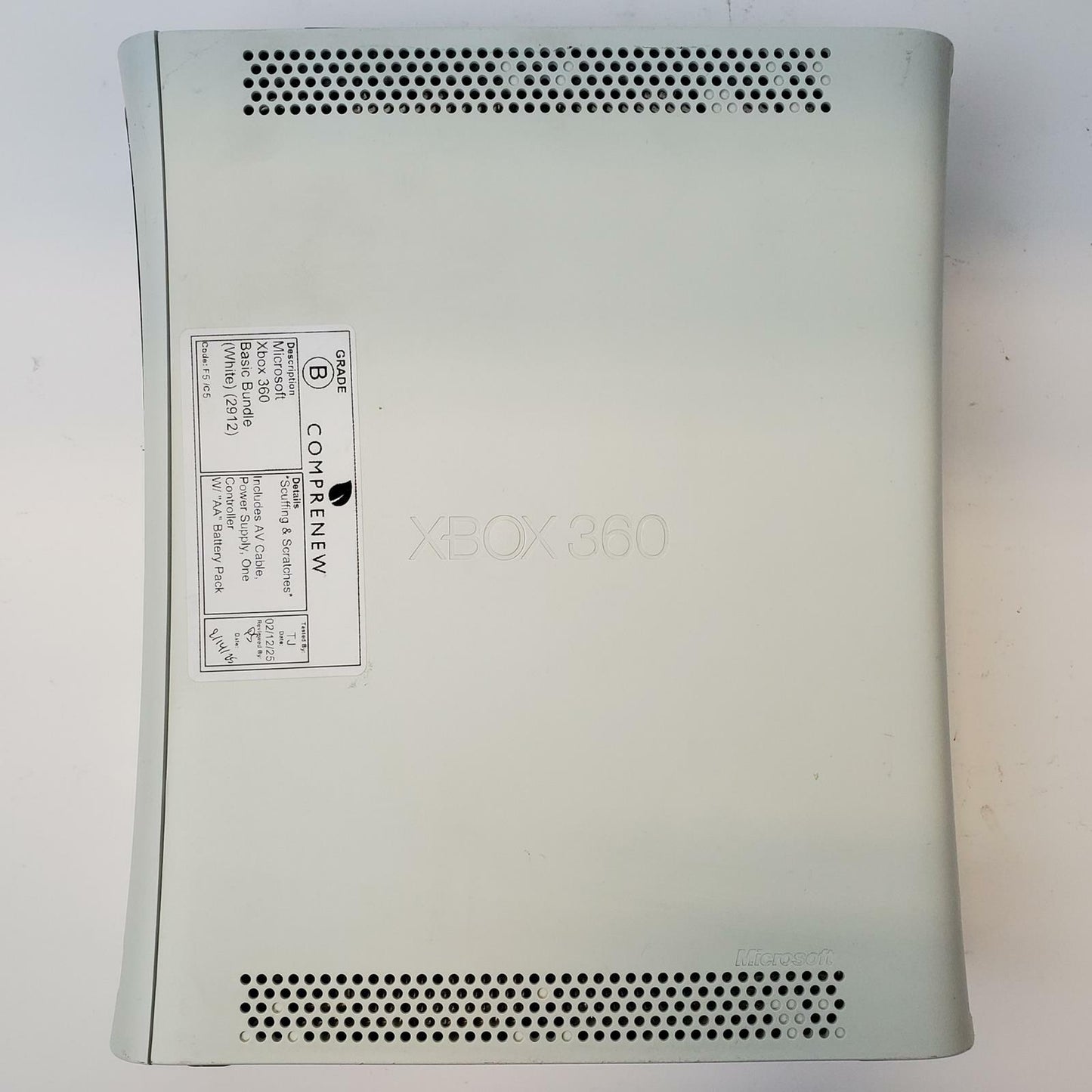Microsoft Xbox 360 Console Bundle (White) | Grade B