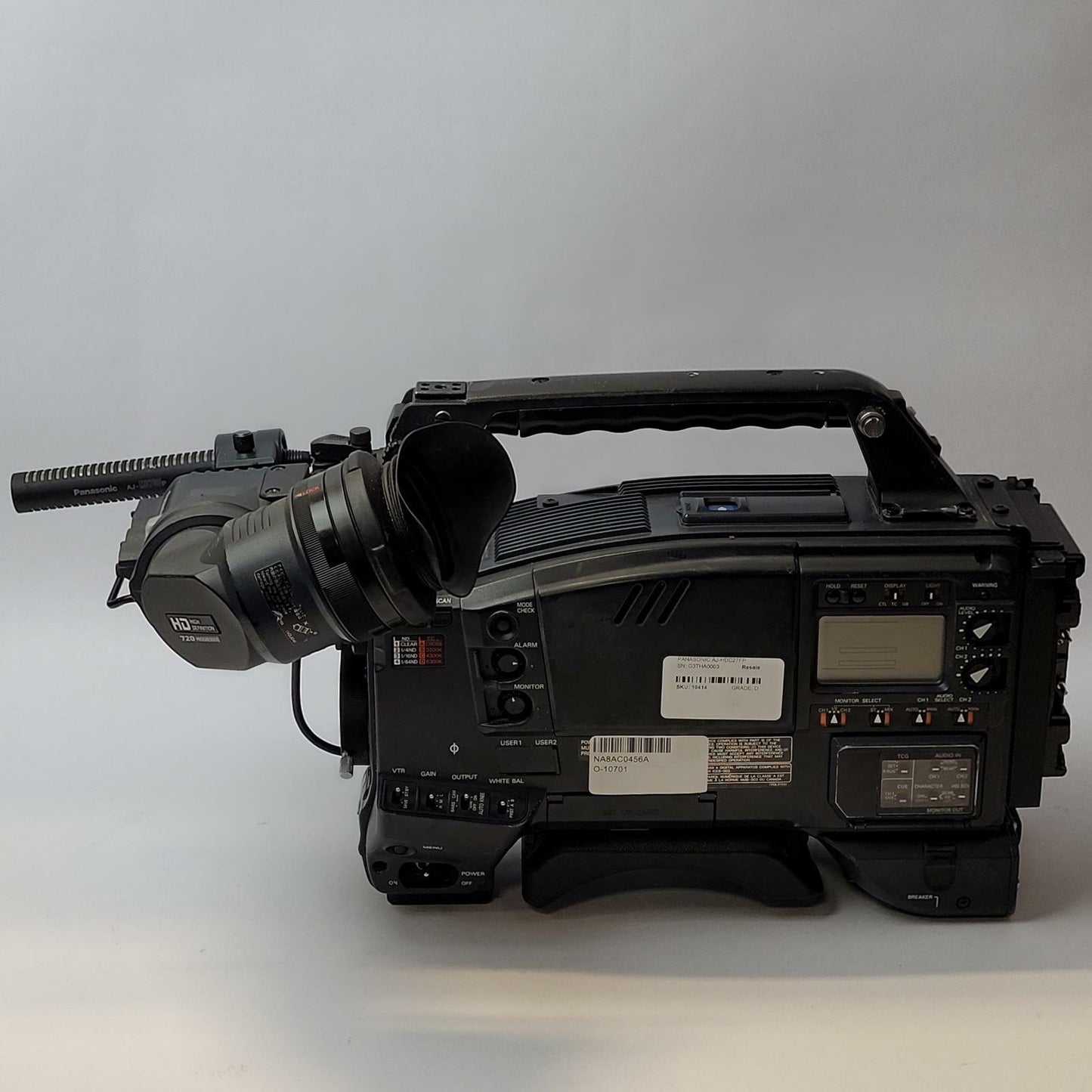 PANASONIC AJ-HDC27FP Varicam DVCPRO Camcorder | Grade D