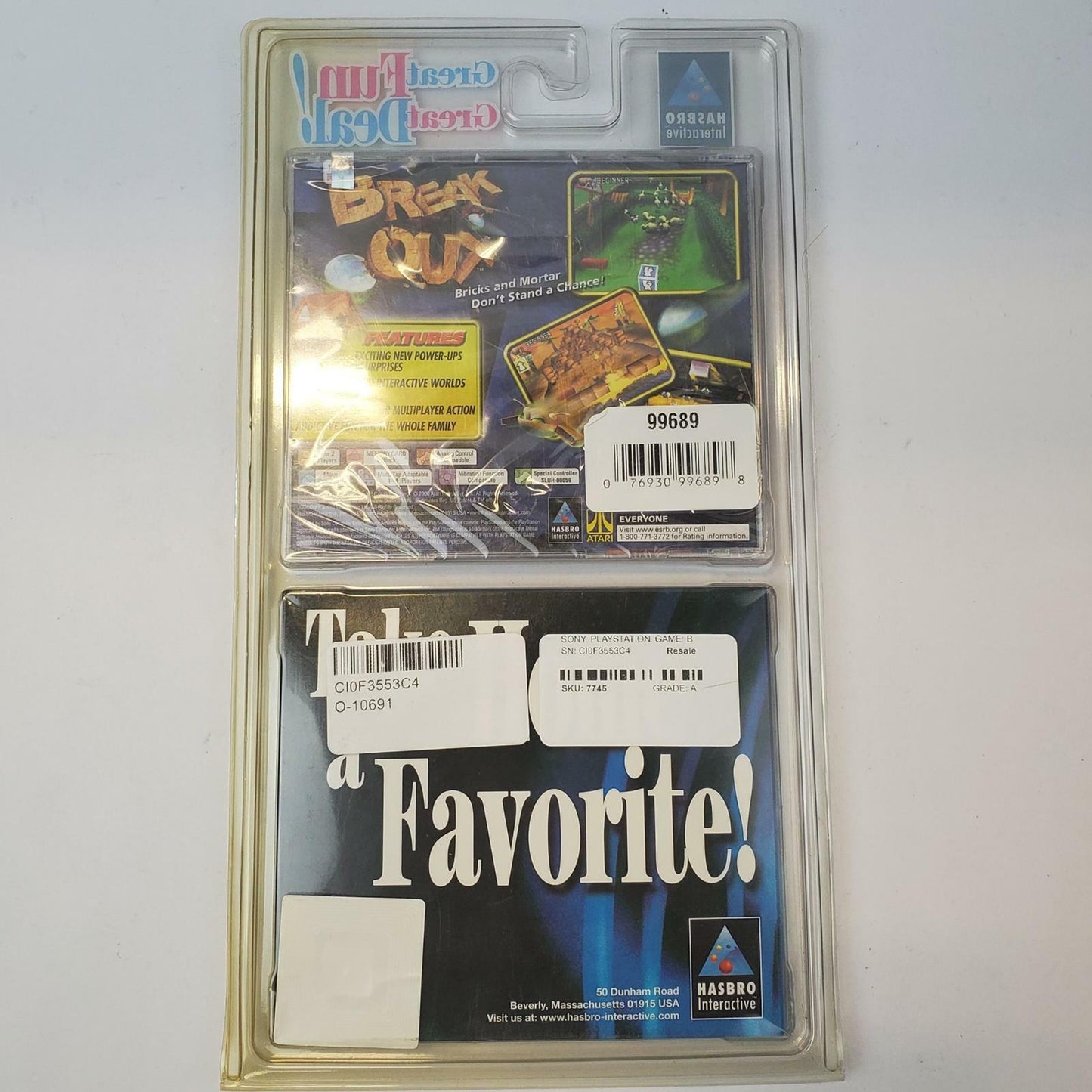 Sony PlayStation Game: Break Out | Grade A