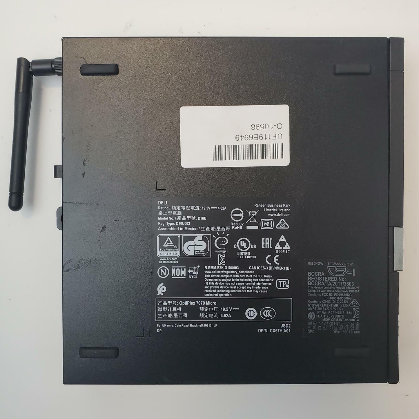 DELL OPTIPLEX 7070 Win 11 Home I3-8100T 8GB RAM 256GB NVME | Grade C