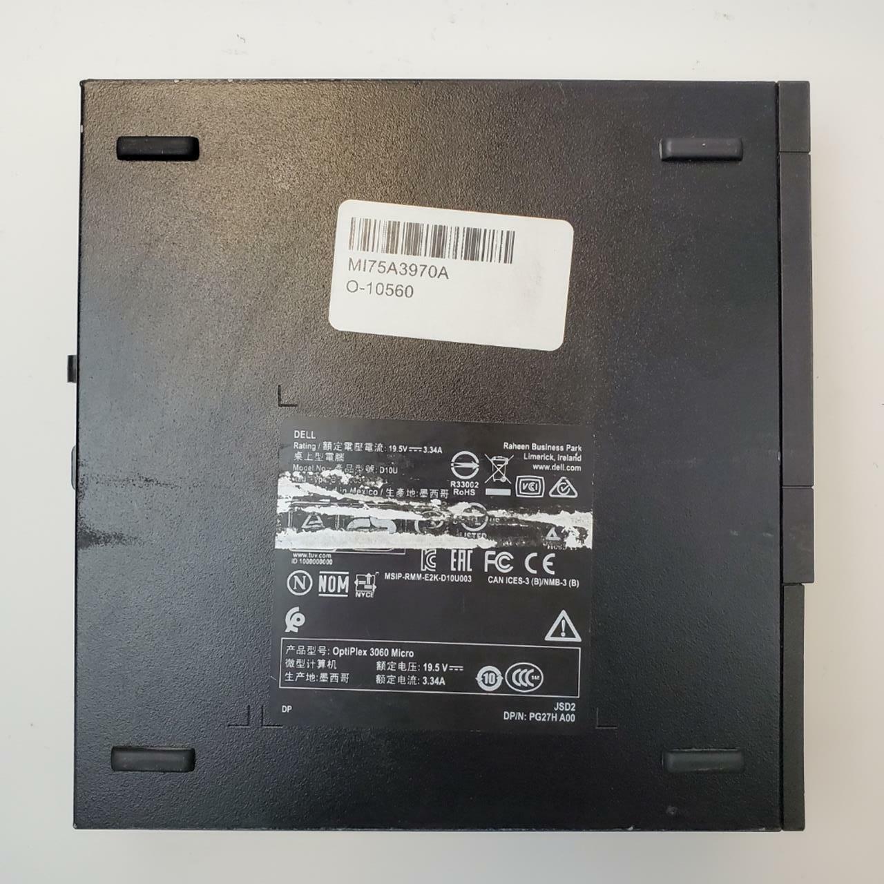 DELL OPTIPLEX 3060 Win 11 Home I3-8100T 8GB RAM 256GB NVME | Grade C