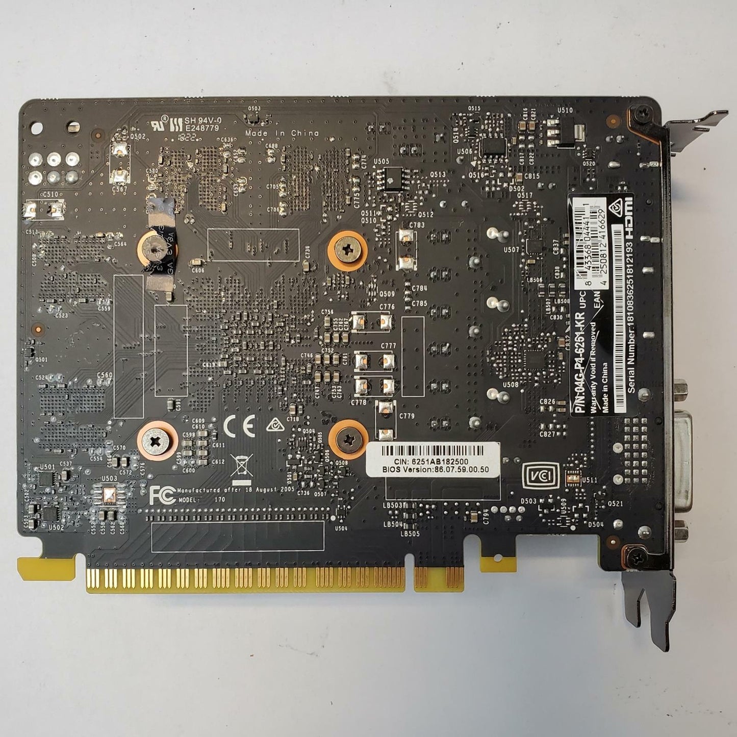 EVGA GeForce GTX 1050Ti 4GB GDDR5 Graphics Card | Grade A