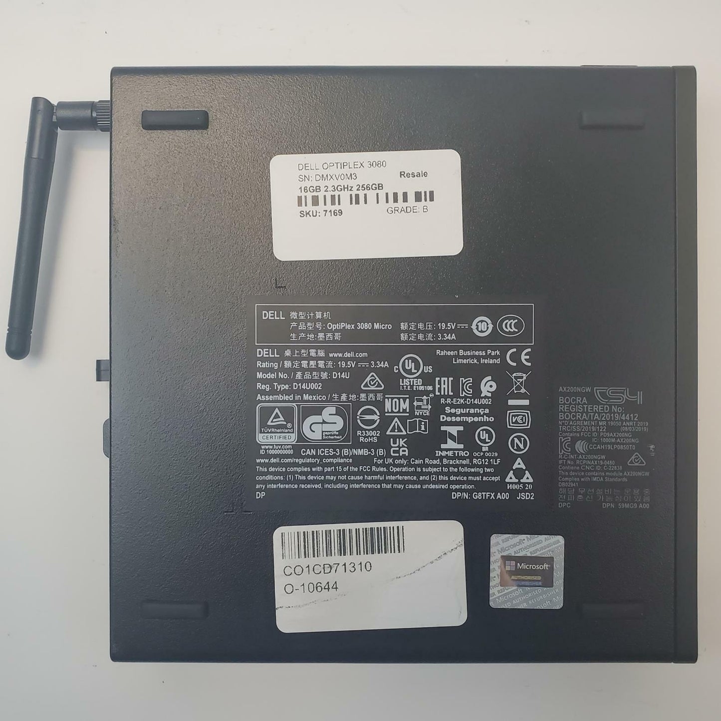 DELL OPTIPLEX 3080 Win 11 Home I5-10500T 16GB RAM 256GB NVME | Grade B | 7169