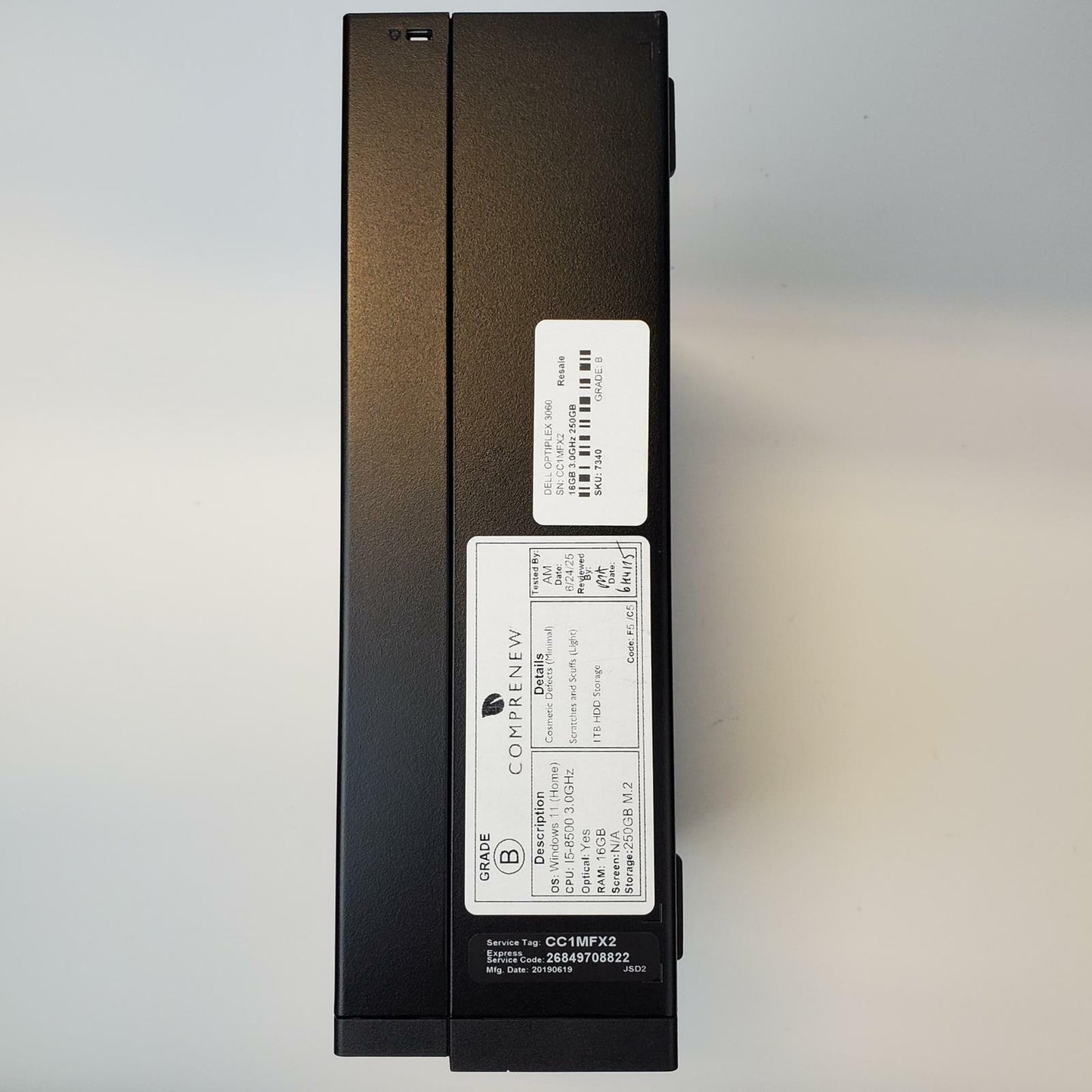 DELL OPTIPLEX 3060 Win 11 Home i5-8500 16GB RAM 250GB M.2 | Grade B