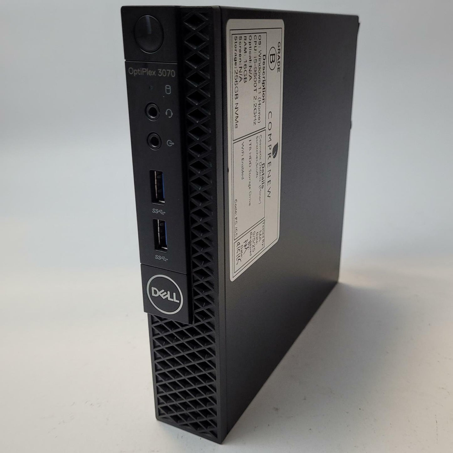 DELL OPTIPLEX 3070 Win 11 Home I5-9500T 16GB RAM 256GB NVME | Grade B | 9872