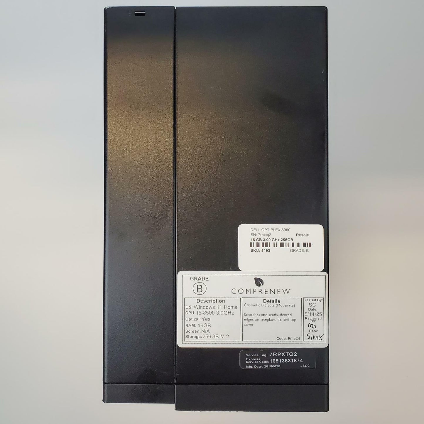 Dell OptiPlex 5060 Win 11 Home i5-8500 16GB RAM 256GB M.2 | Grade B