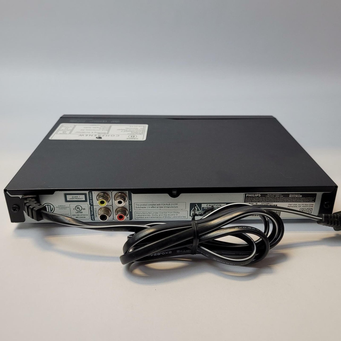 PHILIPS DVP2800/F7 DVD/CD Player w/ Remote | Grade B