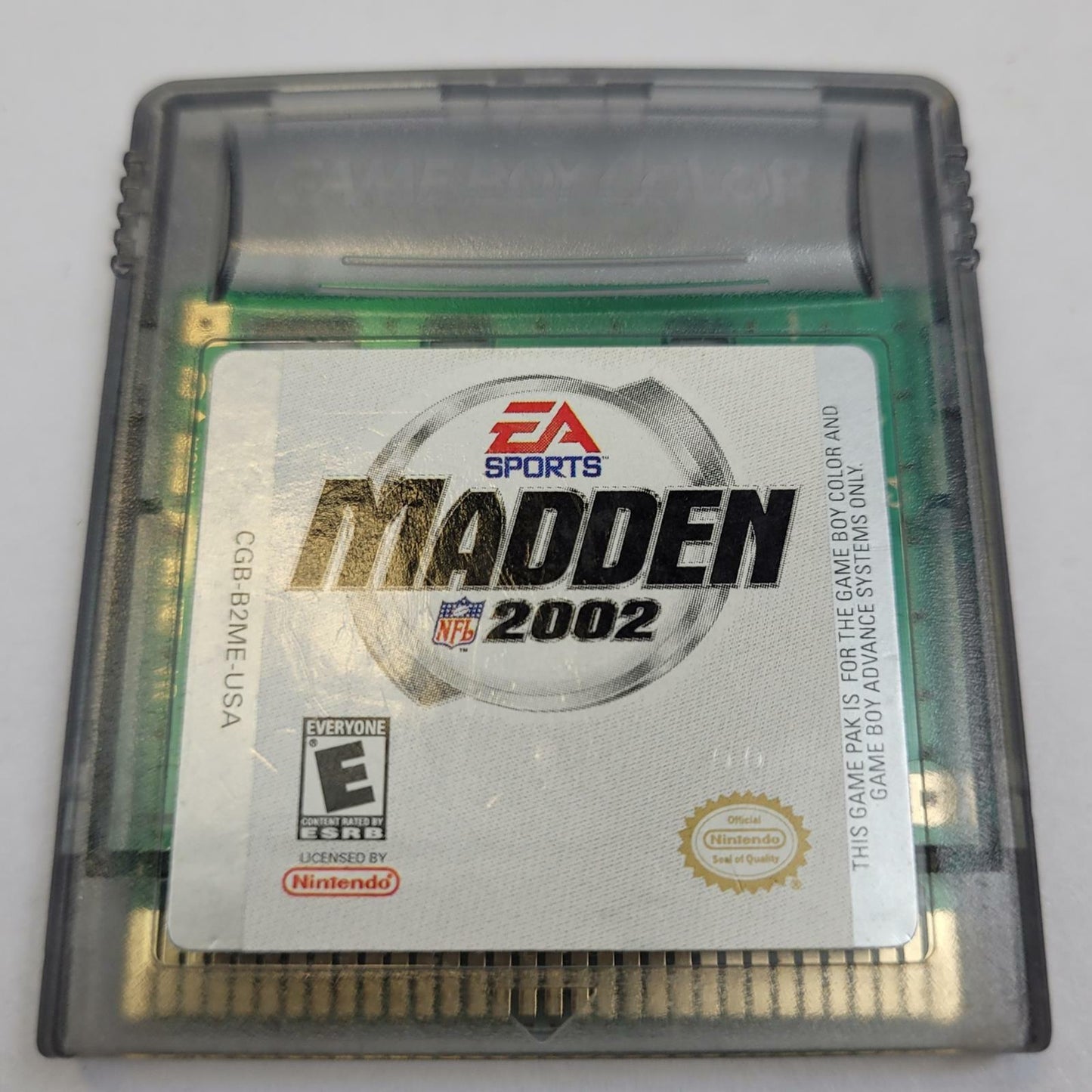 GameBoy Color Game: Madden 2002 | Grade B