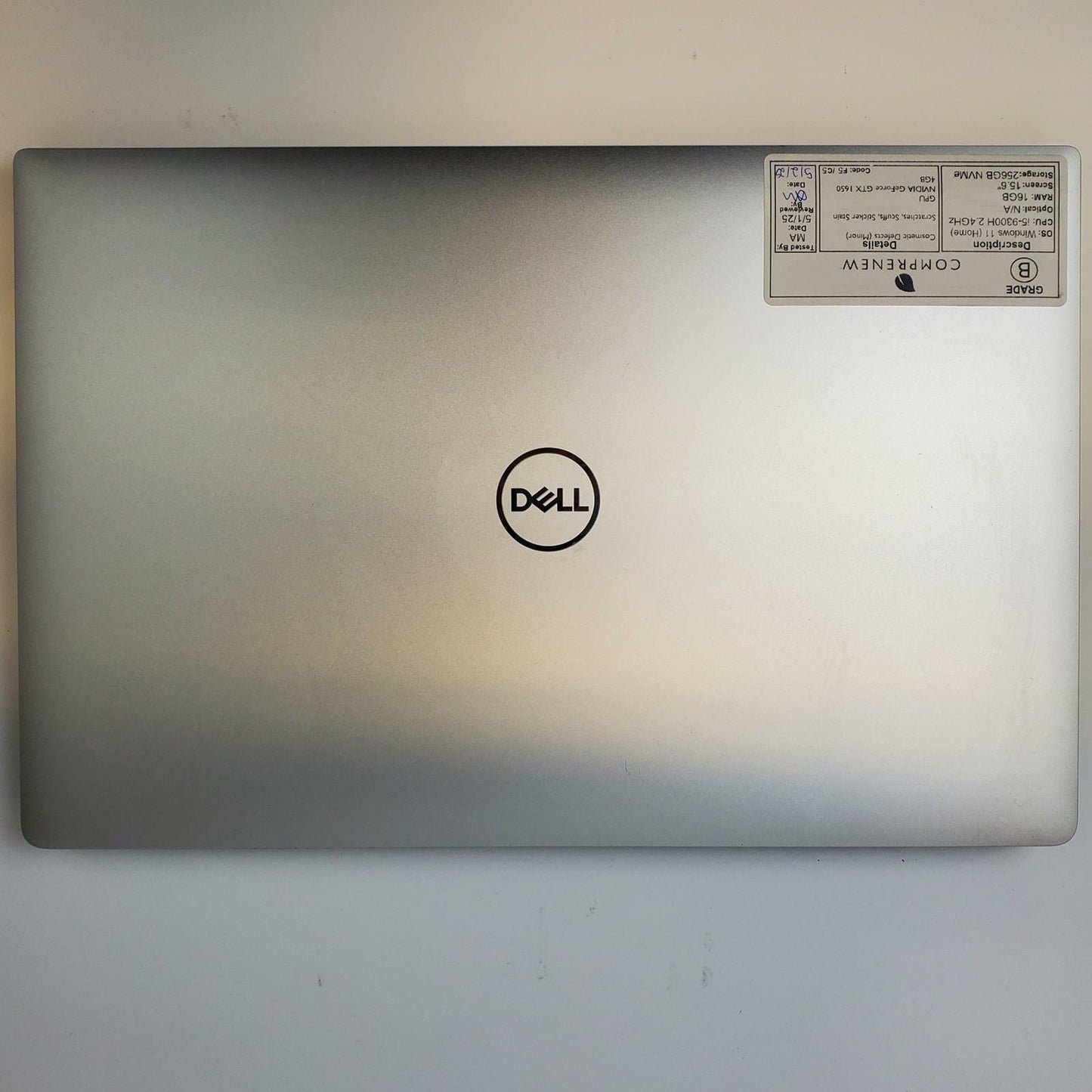 Dell XPS P56F Win 11 Home i5-9300H 16GB RAM 256GB NVMe 4GB GPU | Grade B