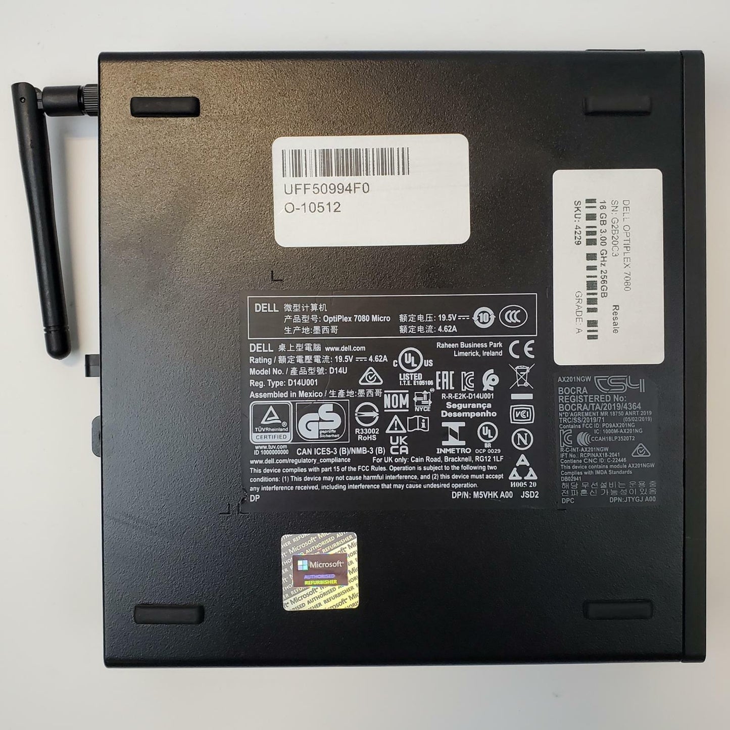 Dell OptiPlex 7080 Win 11 Home i3-10100T 8GB RAM 256GB NVMe | Grade A