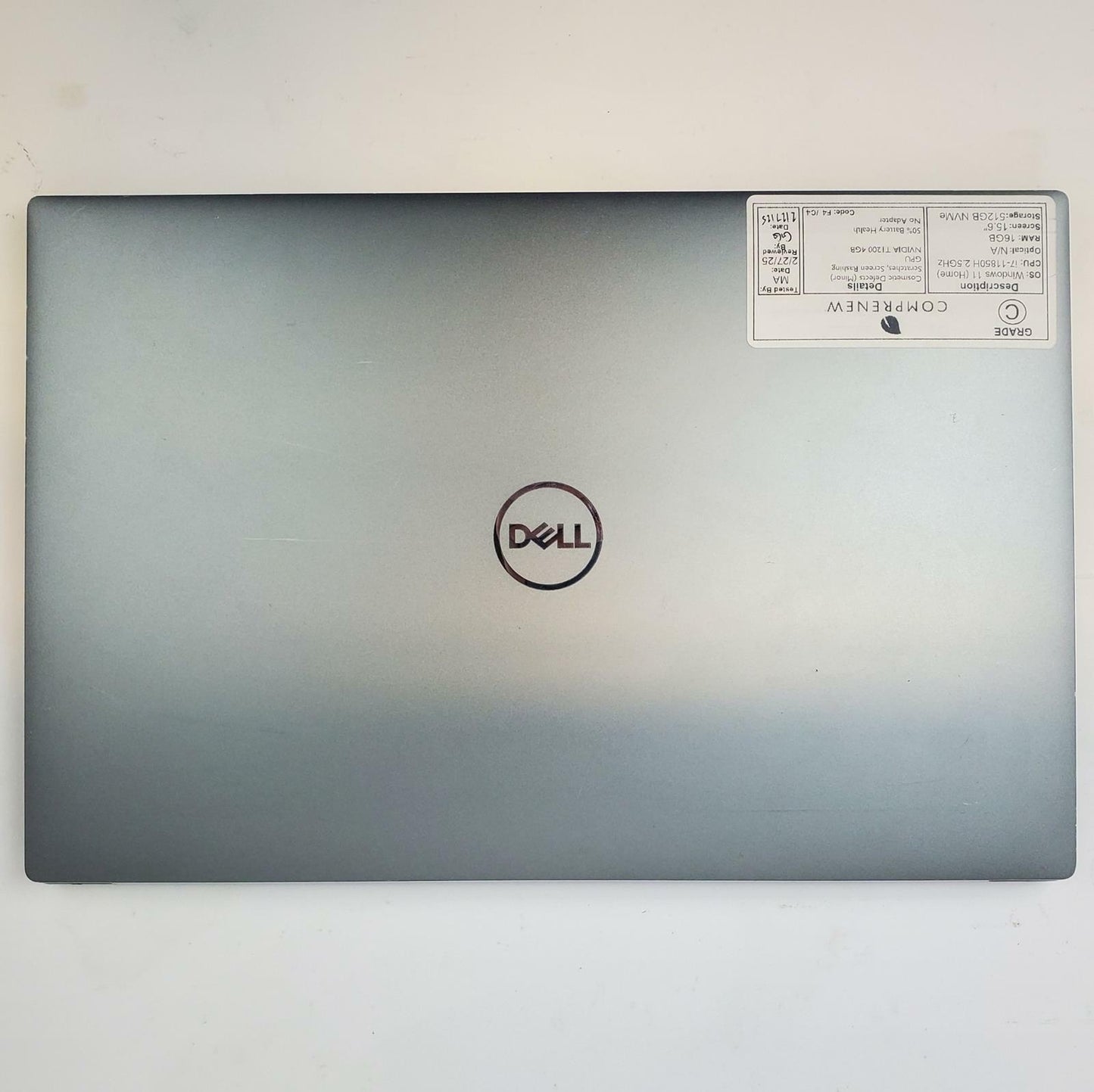 Dell Precision 5560 Win 11 Home i7-11850H 16GB RAM 512GB NVMe 4GB GPU | Grade C