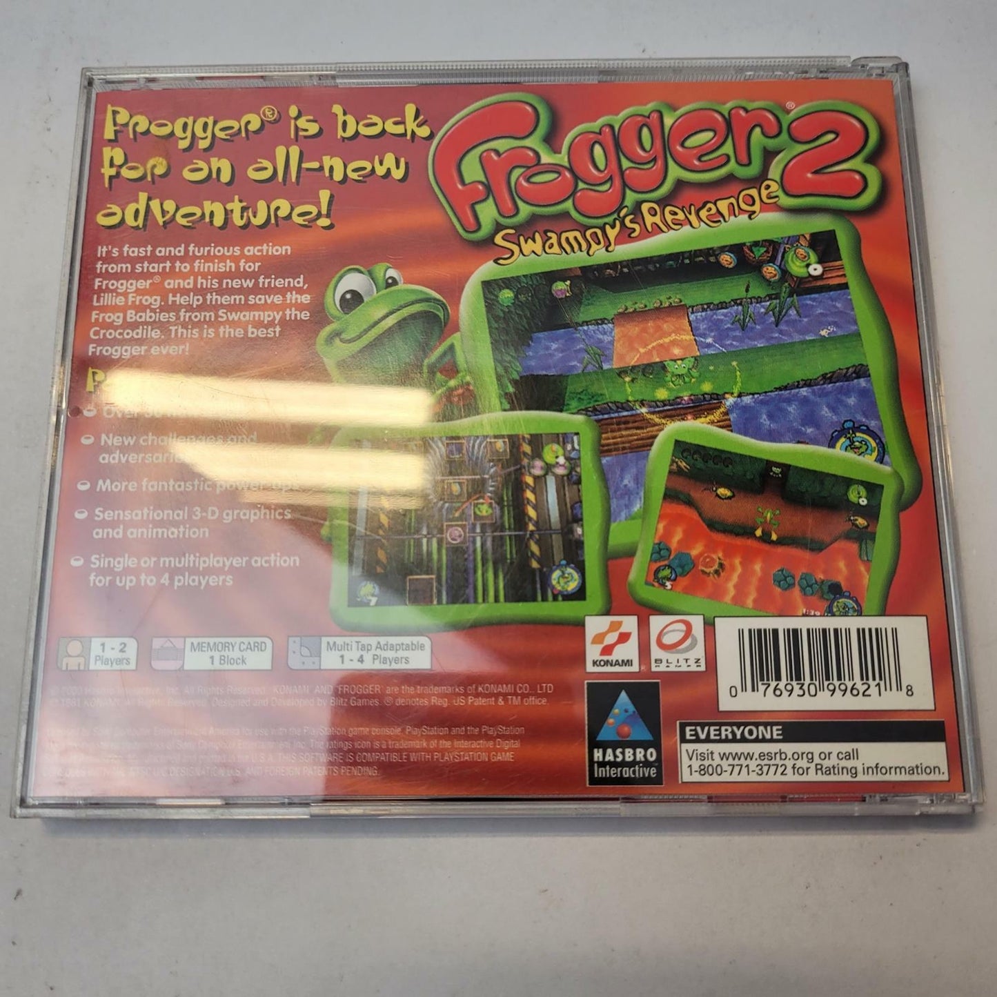 PlayStation Game: Frogger 2 Swampy's Revenge | Grade B