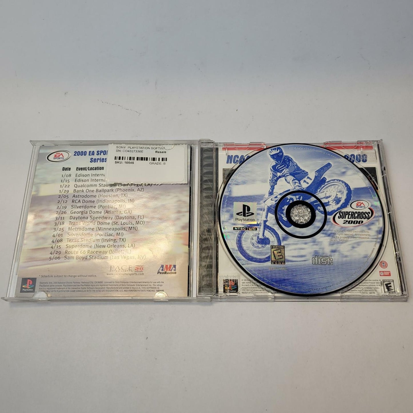 PlayStation Game: Supercross 2000 | Grade B