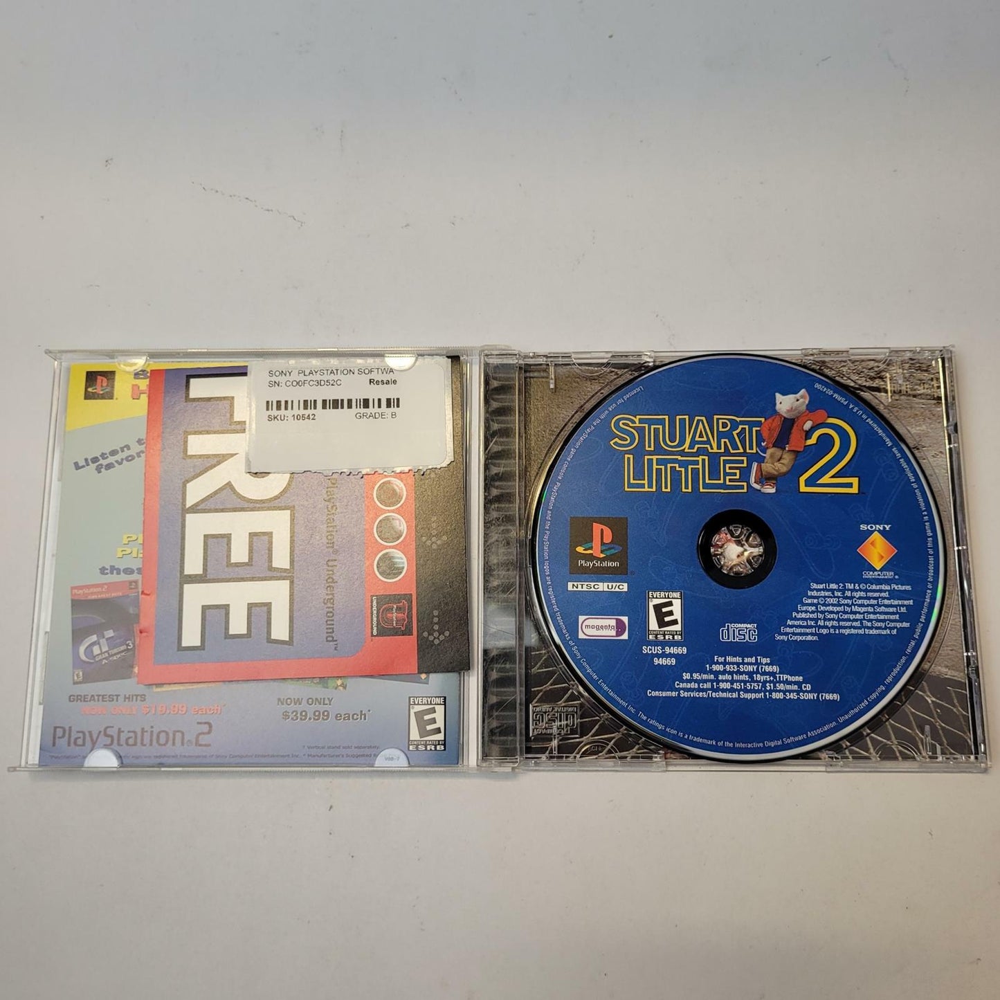 PlayStation Game: Stuart Little 2 | Grade B