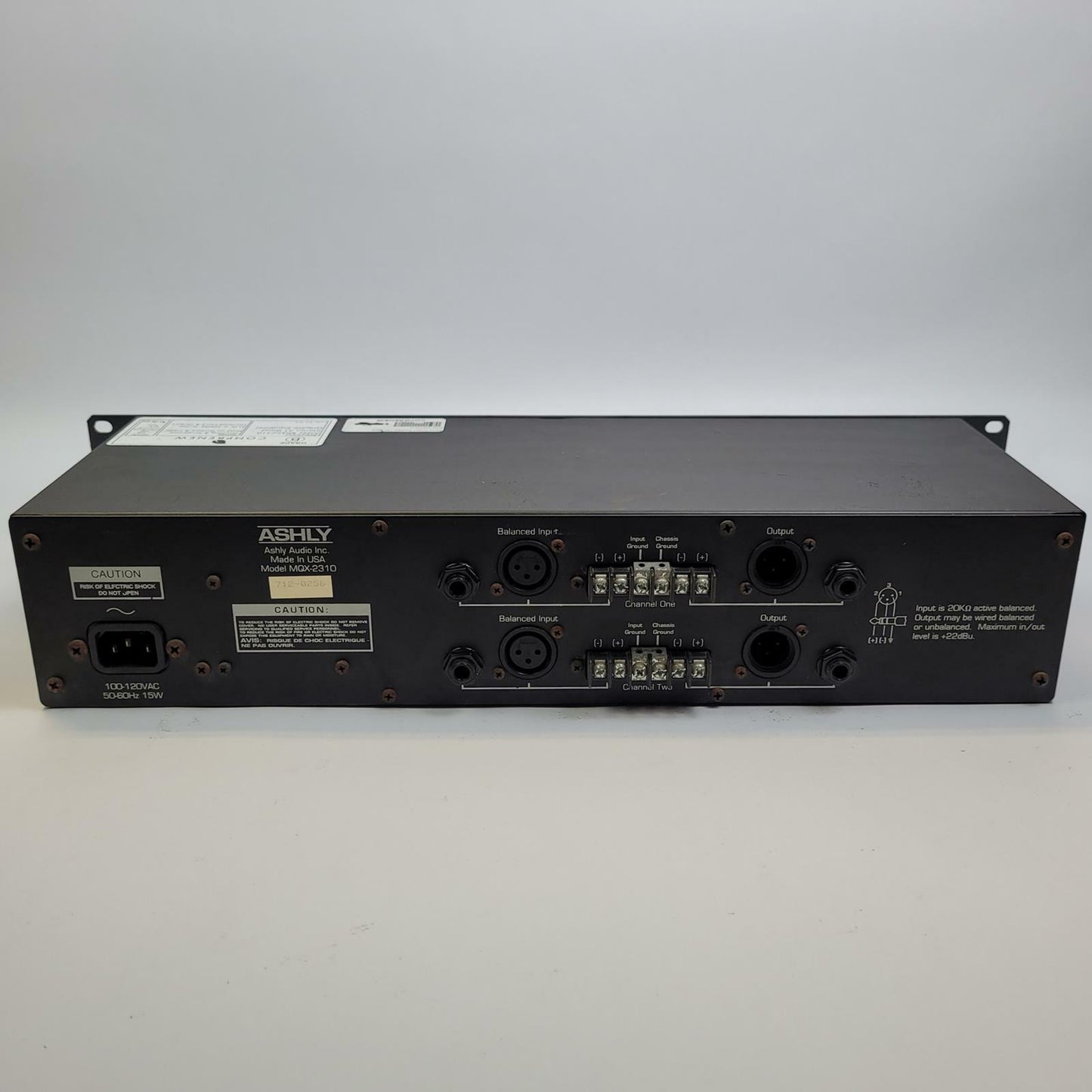 ASHLY MQX-2310 Stereo 31-Band Graphic Equalizer | Grade B