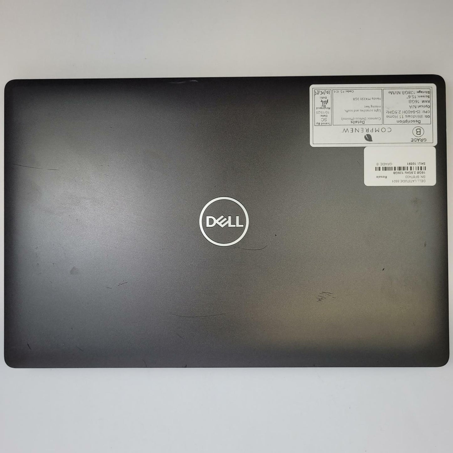 DELL LATITUDE 5501 Windows 11 Home I5-9400H 16GB RAM 128GB NVME | Grade B