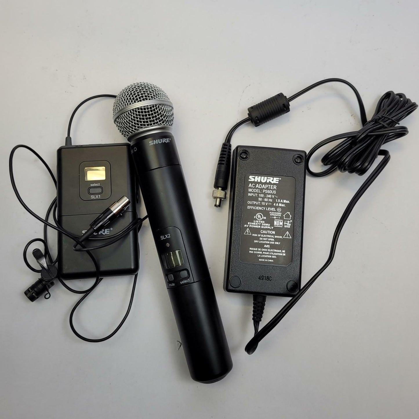 Shure SLX4 Wireless Mic Set | Grade B
