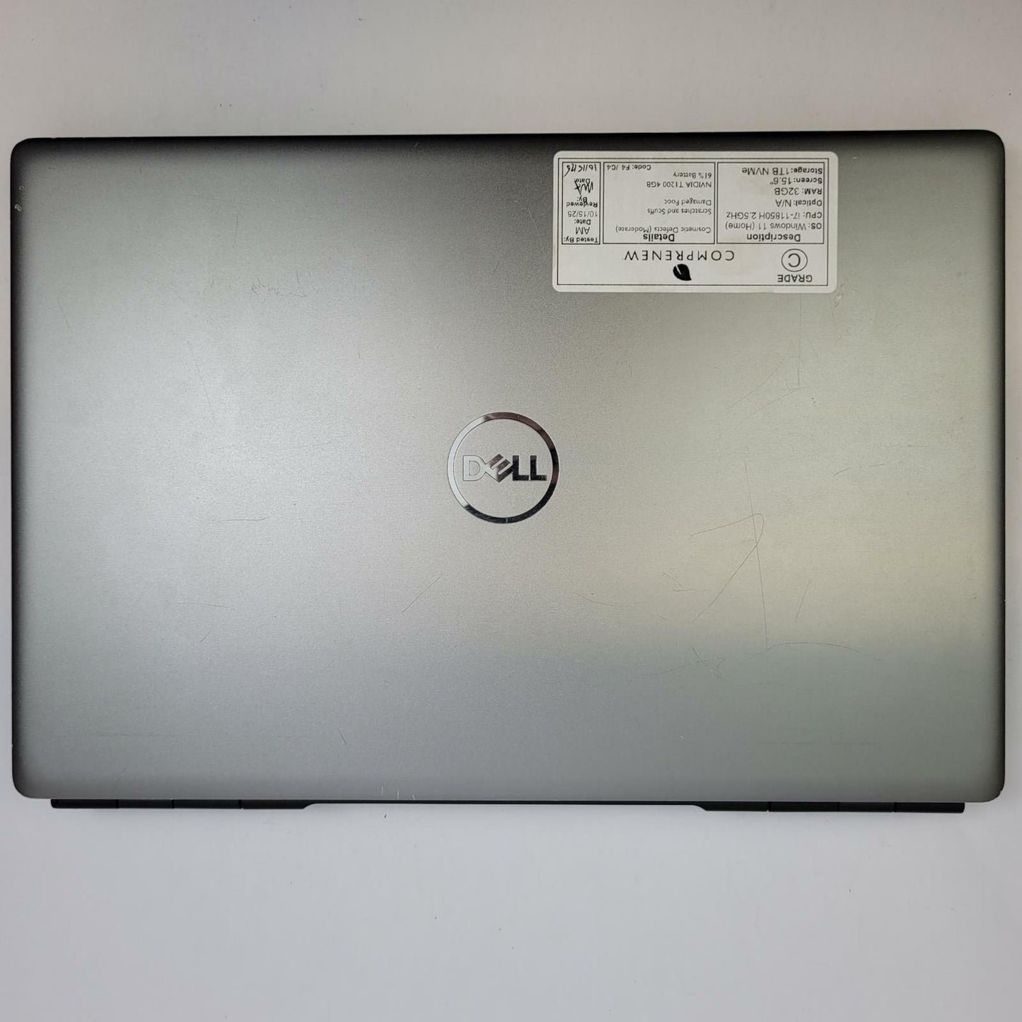 DELL PRECISION 7560 Windows 11 Home i7-11850H 32GB RAM 1TB NVME | Grade C