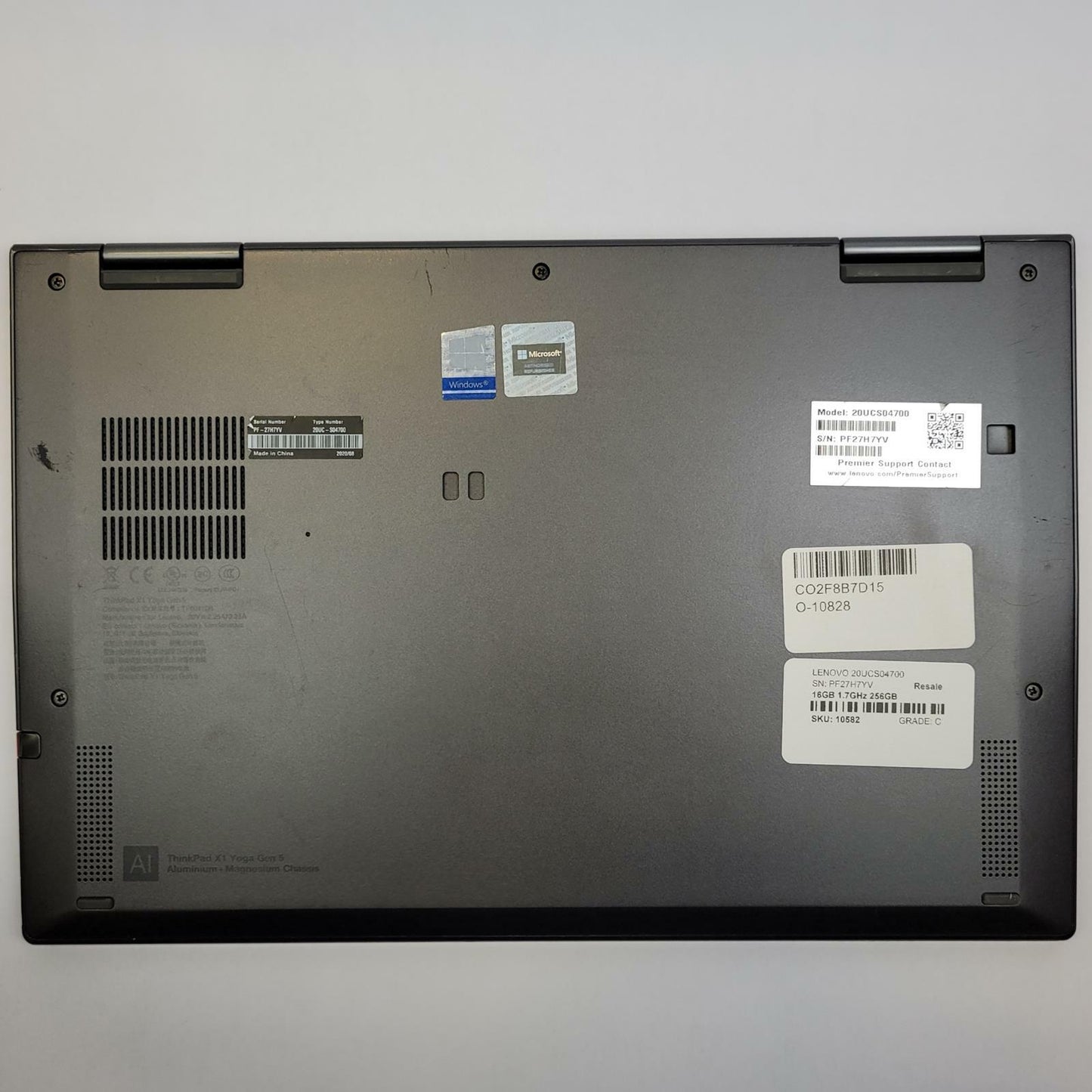 LENOVO ThinkPad Yoga X1 G5 Win 11 Home i5-10310U 16GB RAM 256GB NVME | Grade C