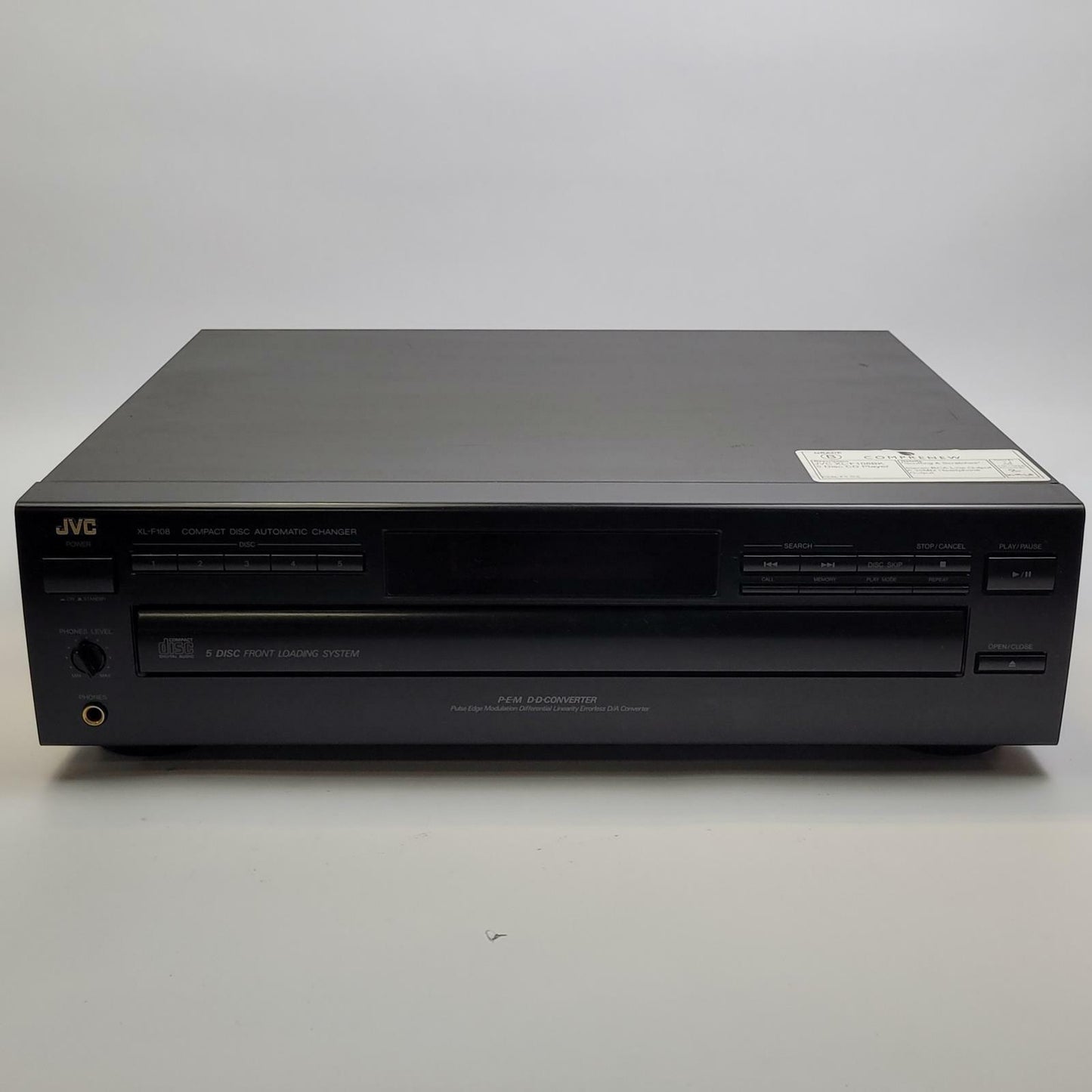 JVC XL-F108BK 5-Disc CD Player | Grade B