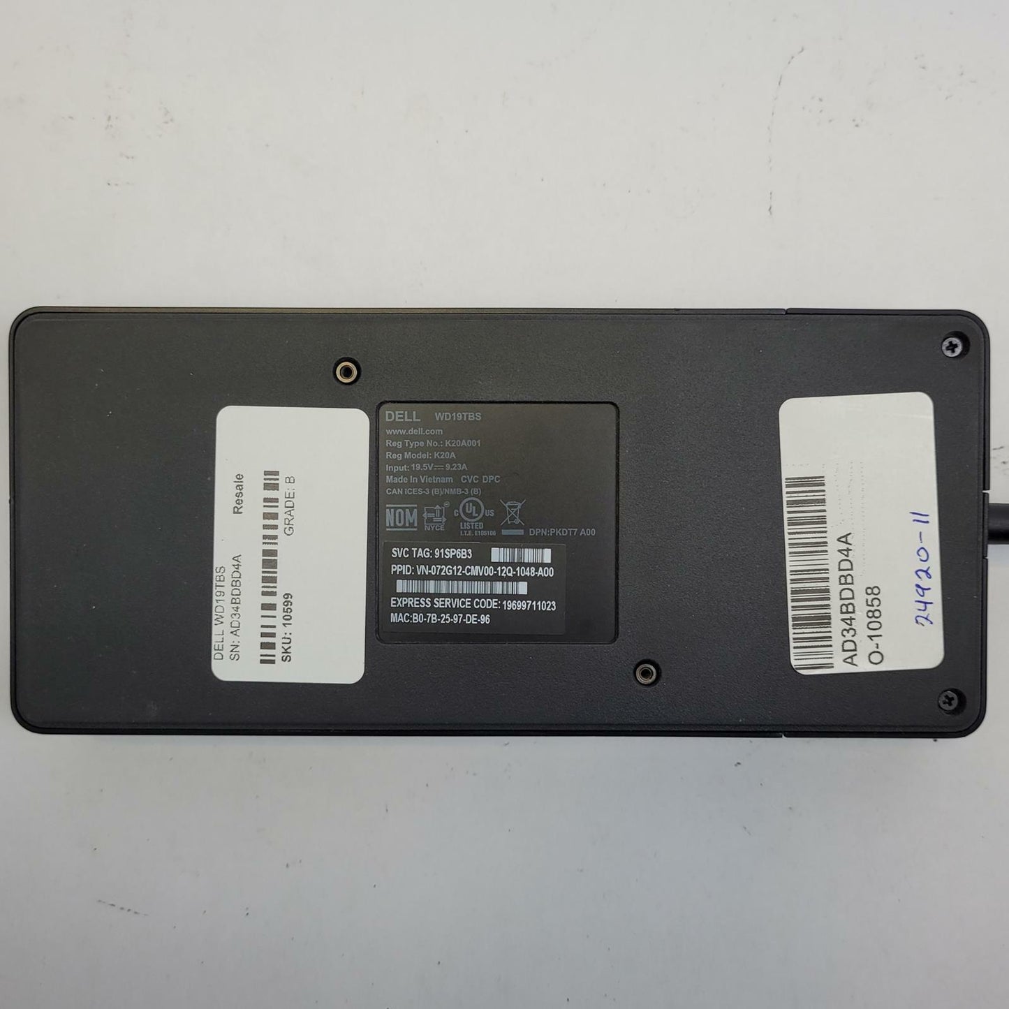 DELL WD19TBS Laptop Docking Station | Grade B