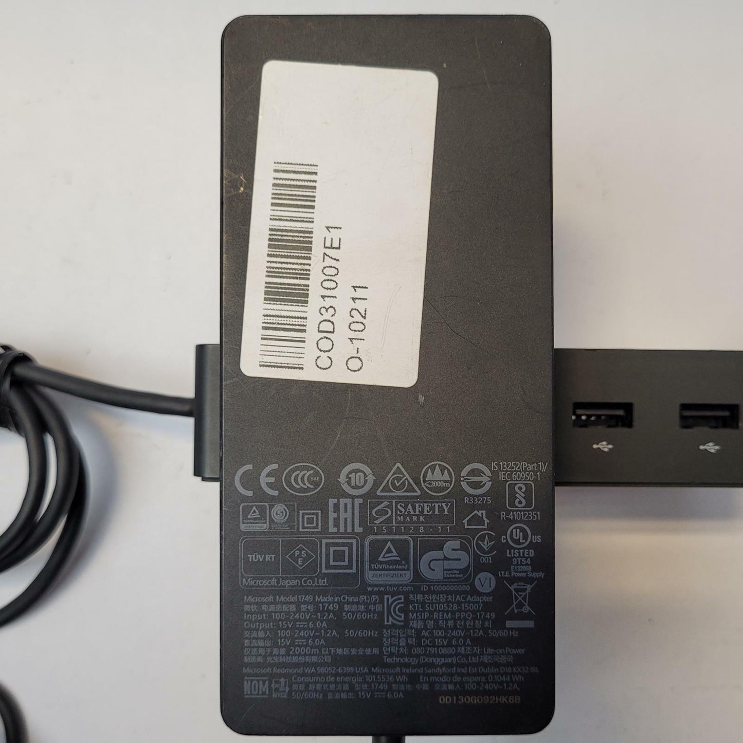 MICROSOFT 1661 Laptop Docking Station | Grade B