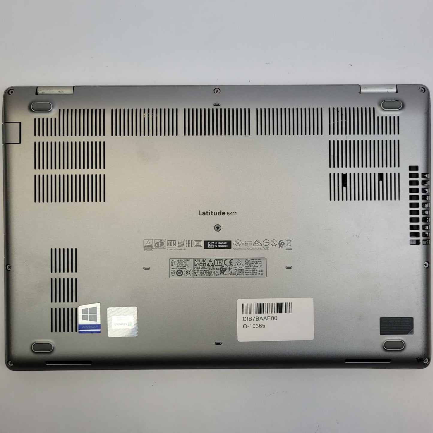 DELL LATITUDE 5411 Win 11 i5-10400H 16GB RAM 250GB NVME | Grade C | 10644