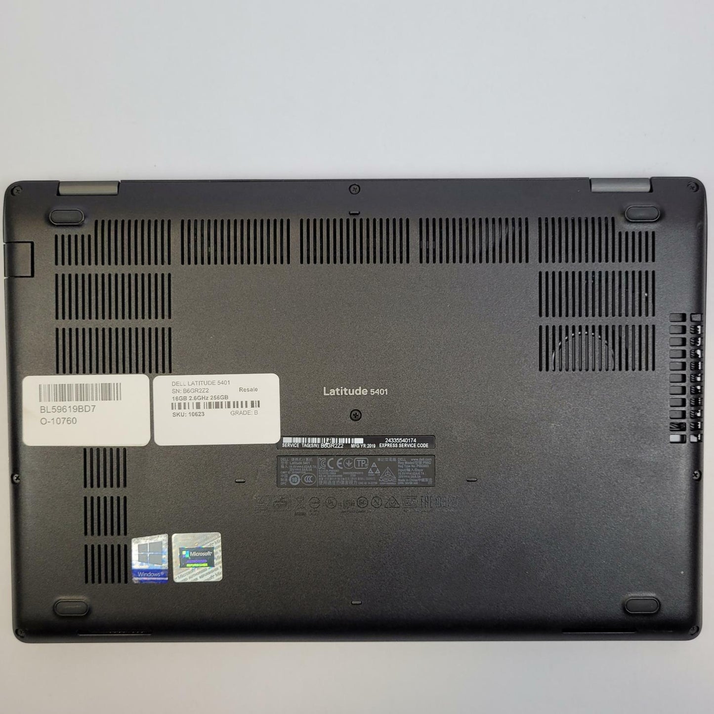DELL LATITUDE 5401 Windows 11 Home I7-9850H 16GB RAM 256GB NVME | Grade B