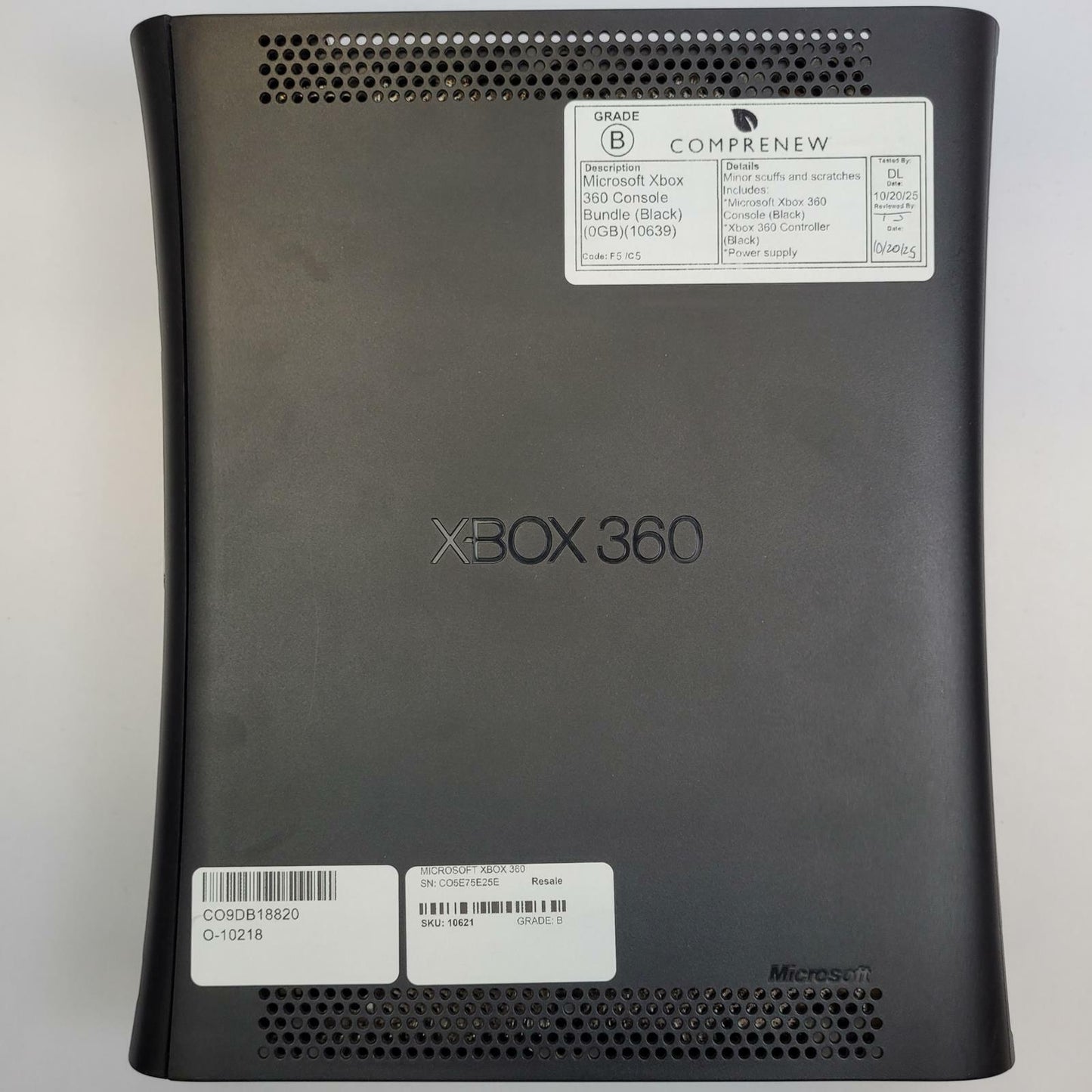 Microsoft Xbox 360 Console Bundle (No HDD)(Black) | Grade B | 10639