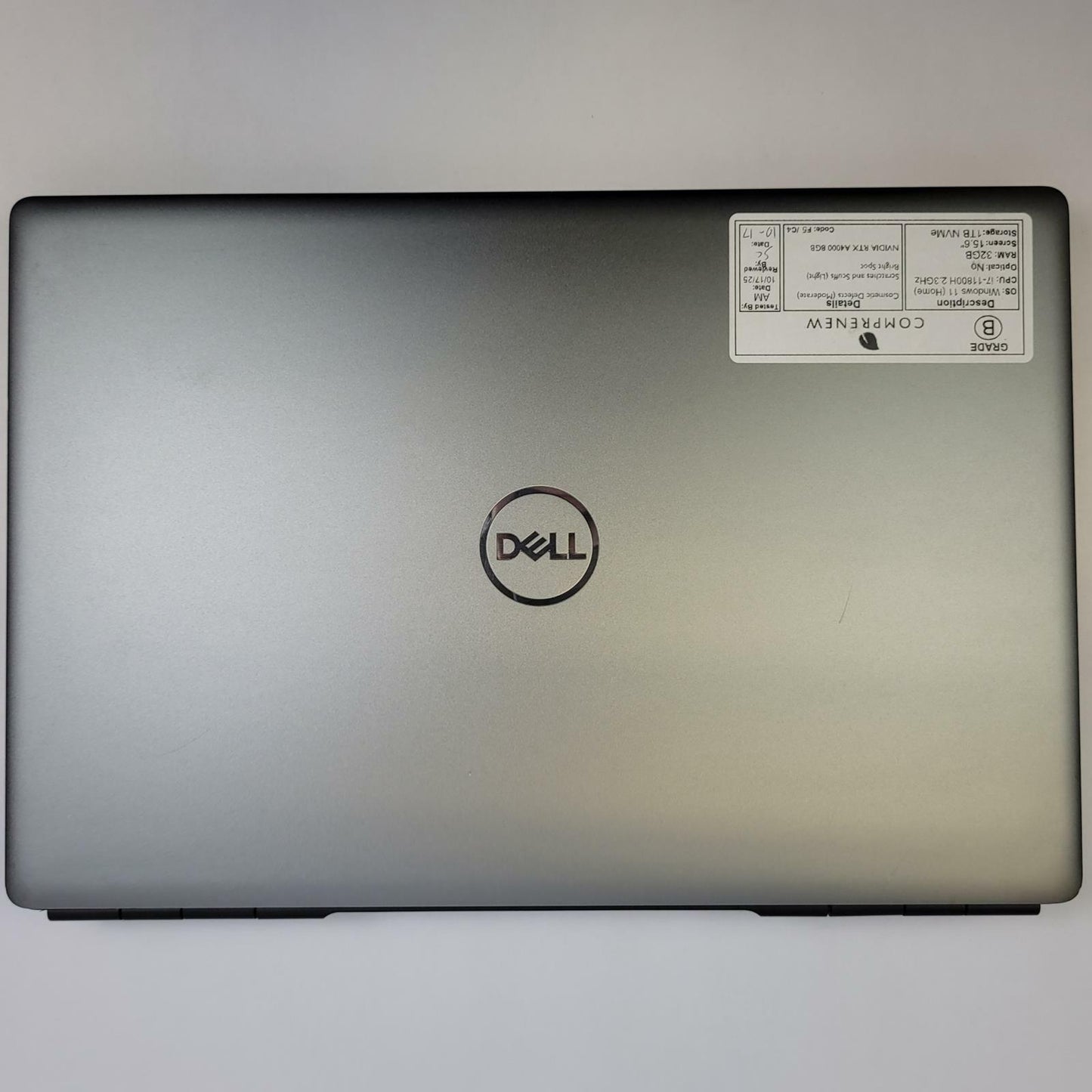 DELL PRECISION 7560 Windows 11 Home i7-11800H 32GB RAM 1TB NVME | Grade B
