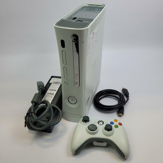 Microsoft Xbox 360 Console Bundle (No HDD)(White) | Grade B