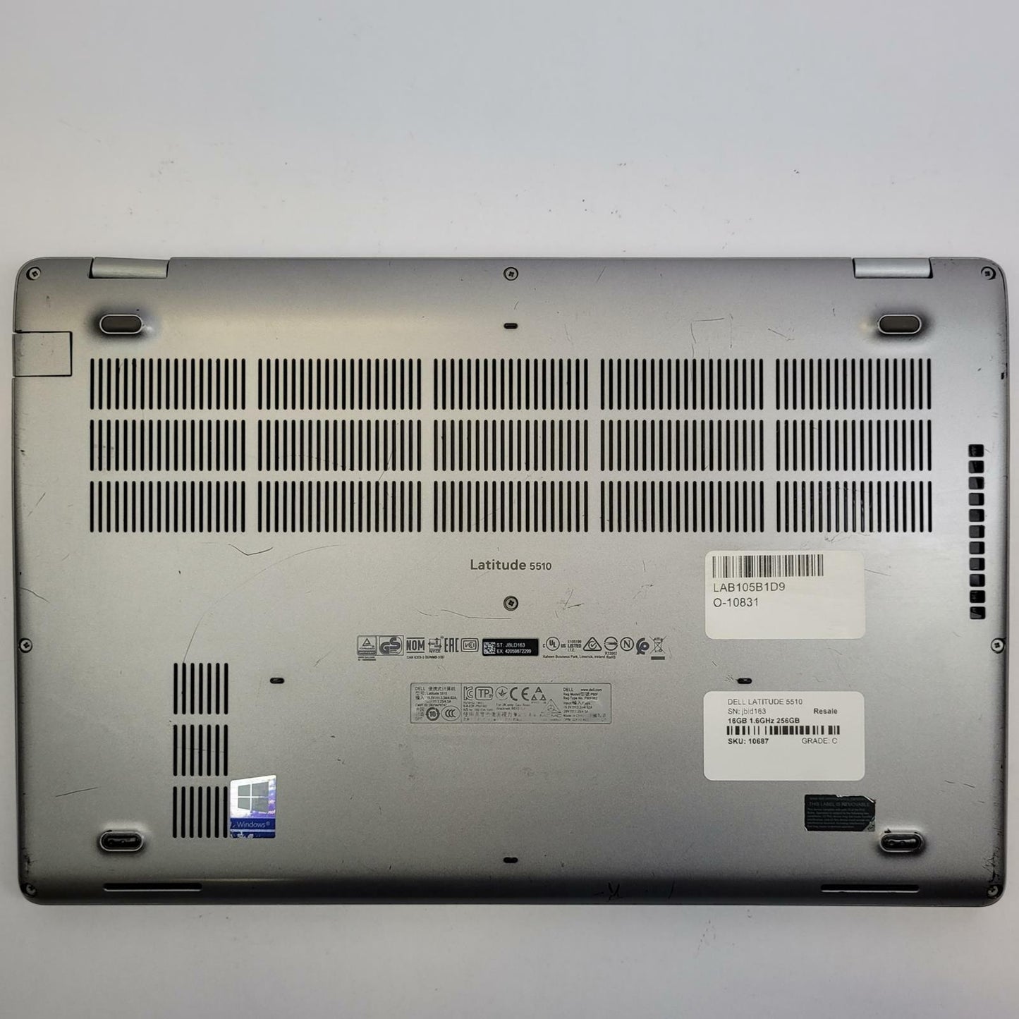 DELL LATITUDE 5510 Windows 11 Home I5-10210U 16GB RAM 256GB NVME | Grade C