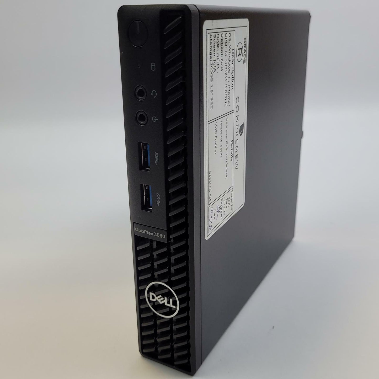 DELL OPTIPLEX 3080 Win 11 i3-10100T 8GB RAM 240GB 2.5" SSD | Grade B | 10631