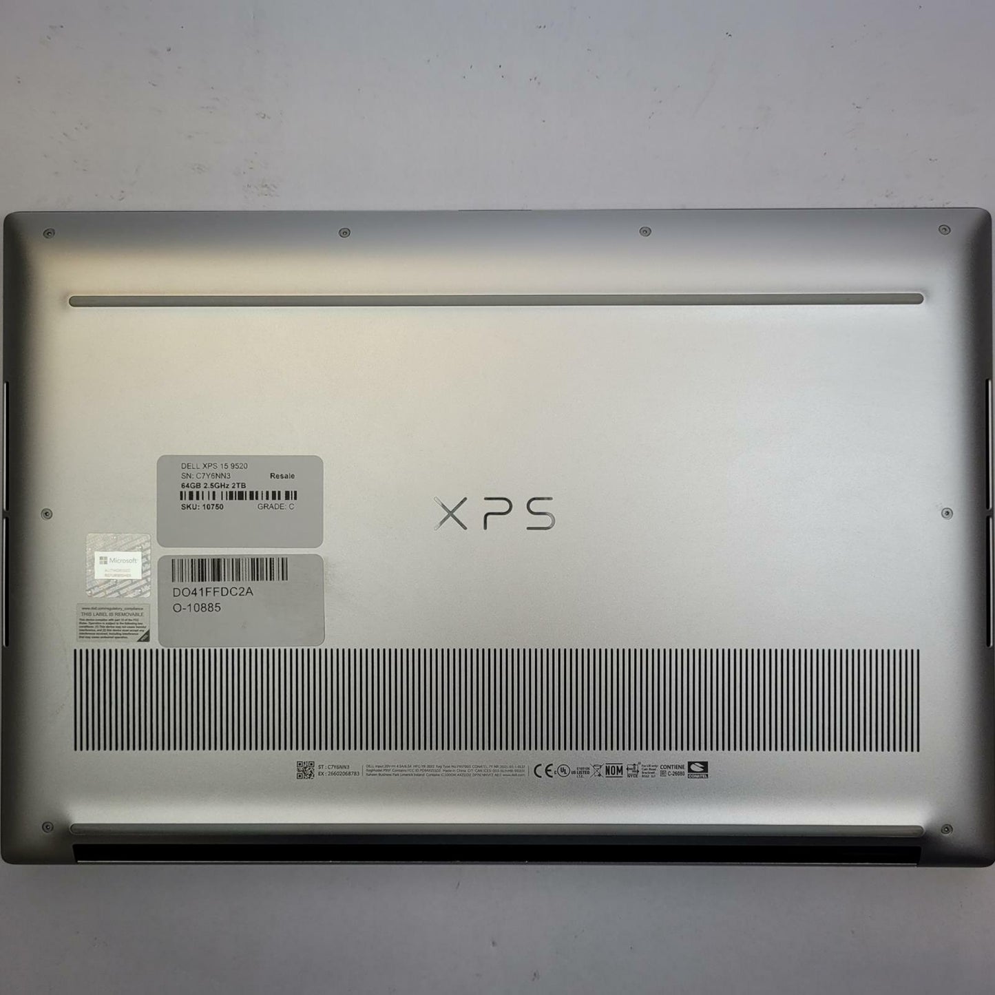 DELL XPS 15 9520 Windows 11 Home I9-12900HK 64GB RAM 2TB NVME | Grade C