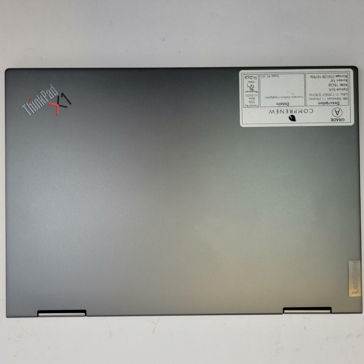 LENOVO X1 YOGA GEN 6 Windows 11 Home i7-1185G7 16GB RAM 256GB NVME | Grade A