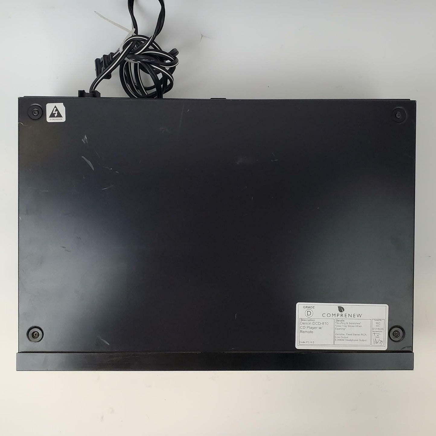 Denon DCD-810 CD Player w/ Remote | Grade D