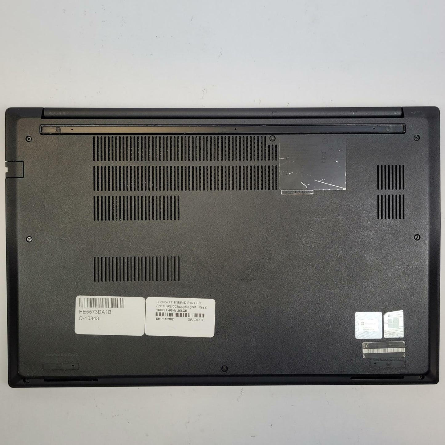 LENOVO THINKPAD E15 GEN 2 Win 11 I5-1135G7 16GB RAM 256GB NVME | Grade D |