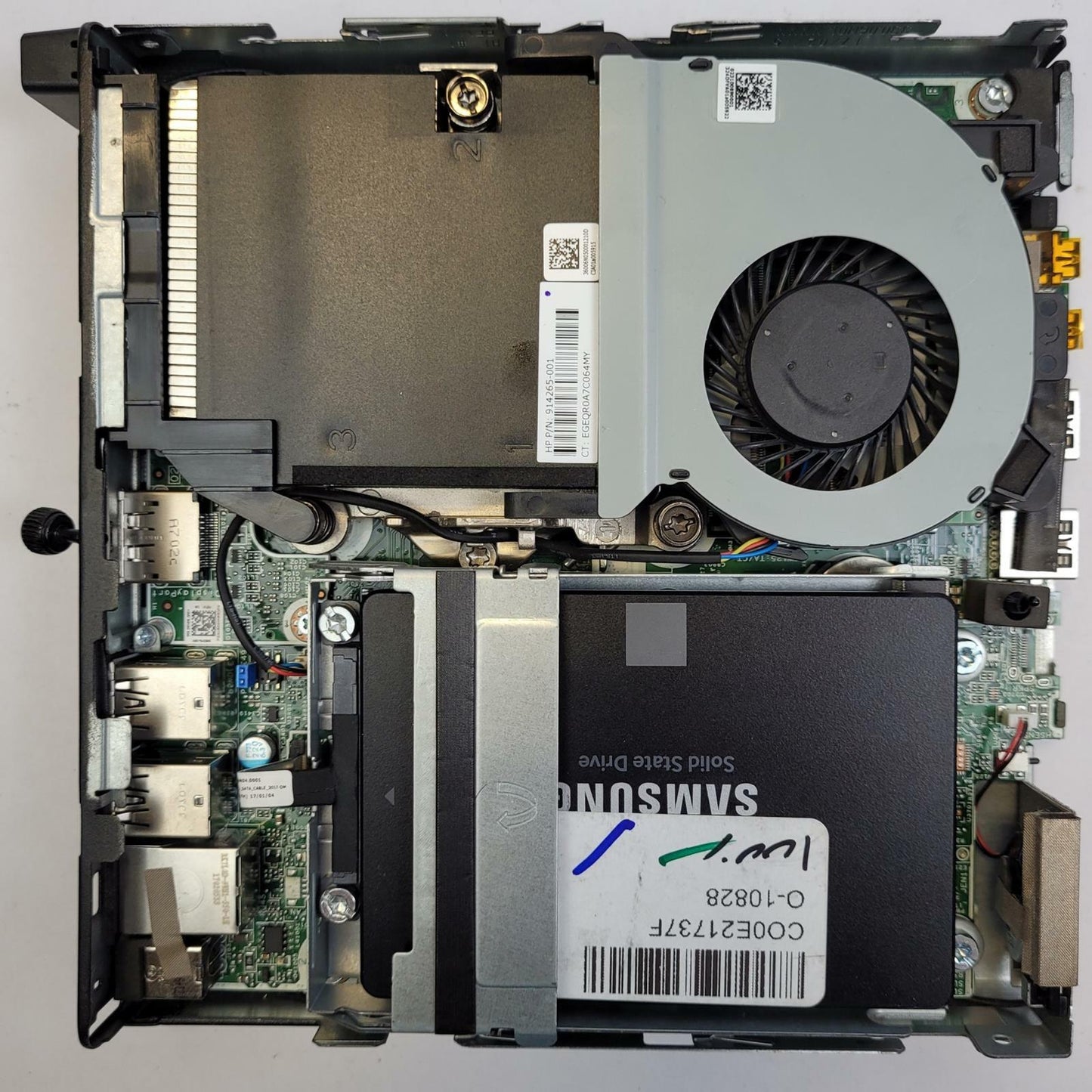 HP PRODESK 400 G3 MINI No OS I5-7500T 8GB RAM 250GB 2.5" SSD | Grade B