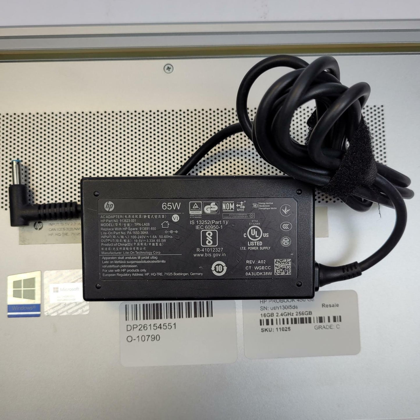 HP PROBOOK 450 G8 Win 11 I5-1135G7 16GB RAM 256GB NVME | Grade C | 11025