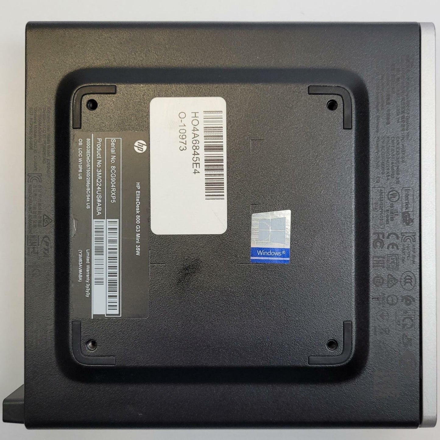 HP ELITEDESK 800 G3 MINI 35W No OS I5-7500T 8GB RAM 256GB 2.5" SSD | Grade C