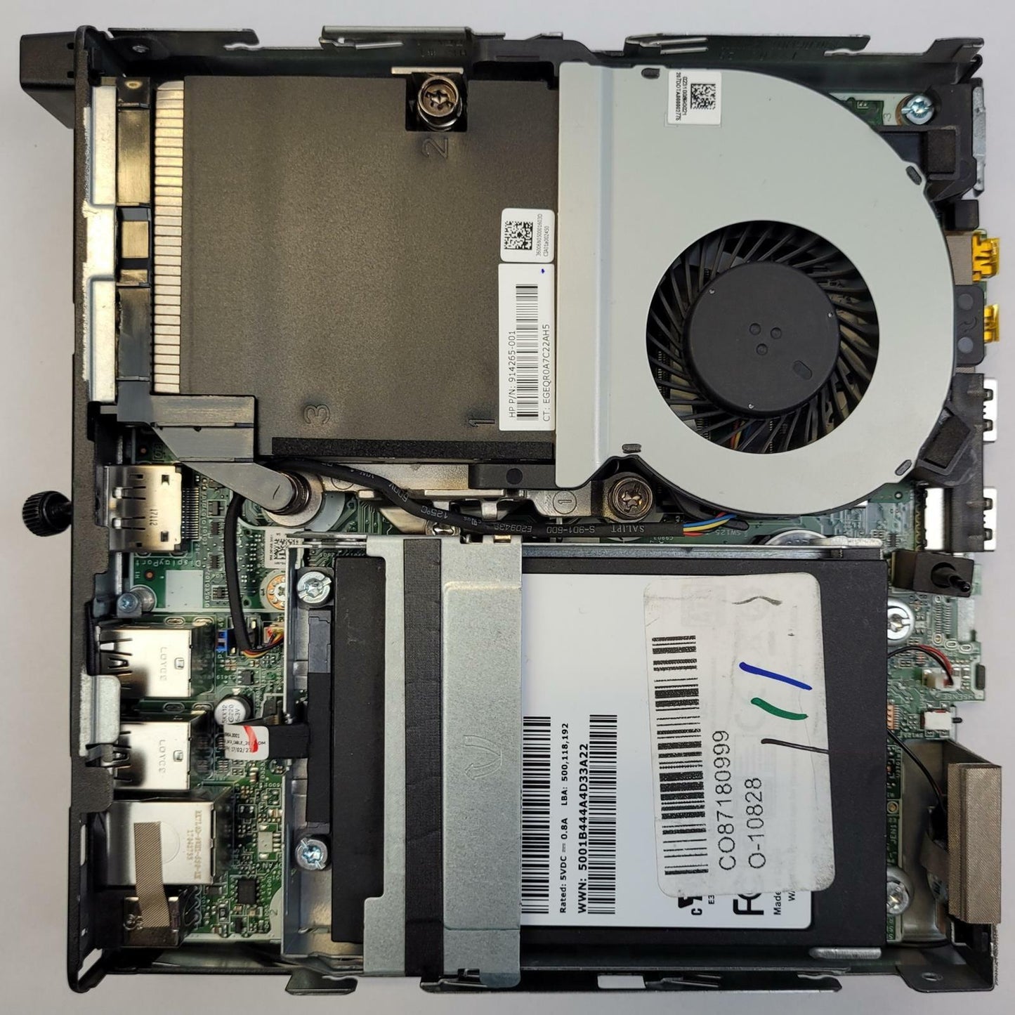 HP PRODESK 400 G3 MINI No OS I5-7500T 8GB RAM 256GB 2.5" SSD | Grade C