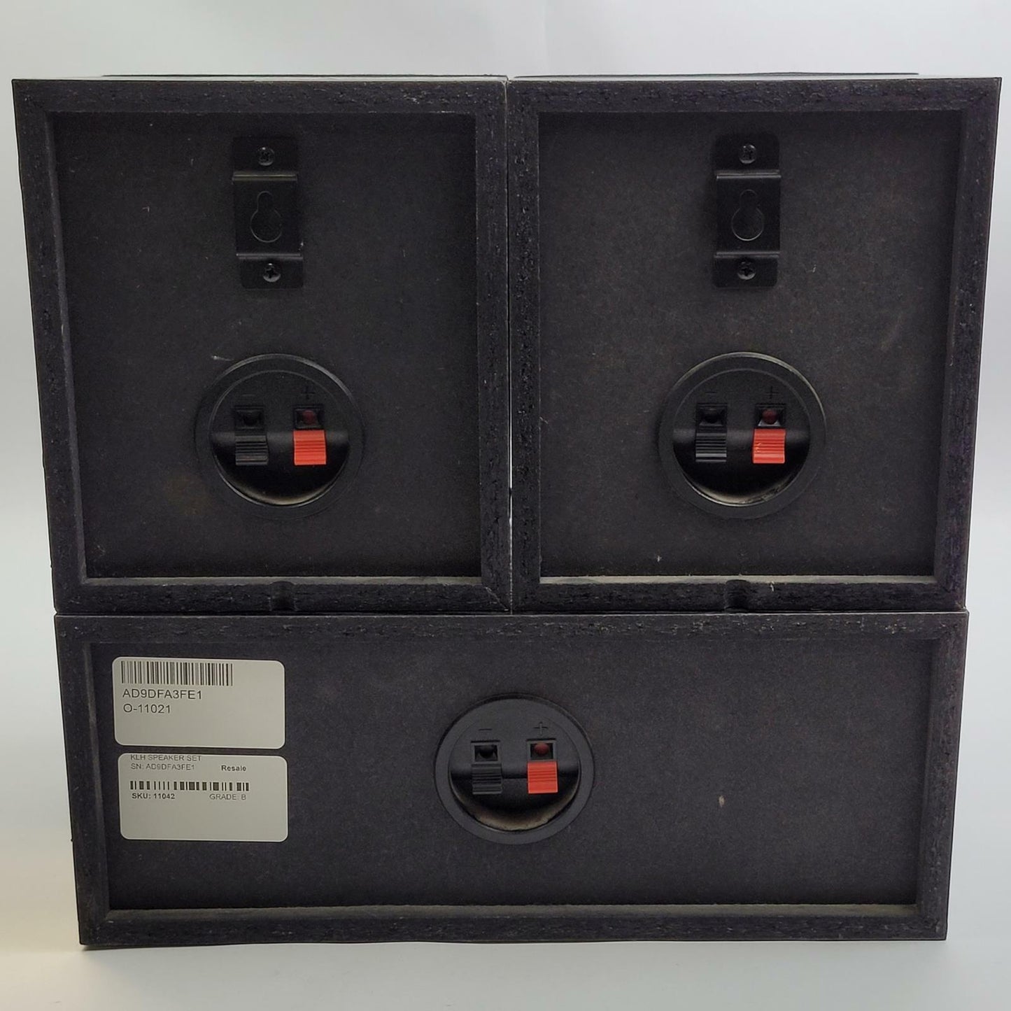 KLH 3-Piece Speaker Set | Grade B