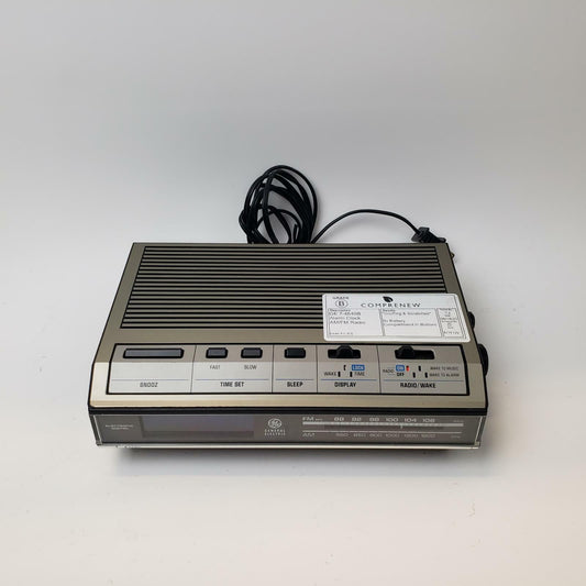 GE 7-4649B Alarm clock AM/FM Radio | Grade B
