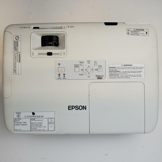 EPSON POWERLITE 1960 Digital Projector | Grade B
