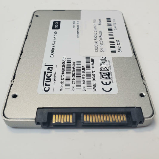 CRUCIAL BX200 CT240BX200SSD1 240GB 2.5" SATA Internal SSD | Grade A