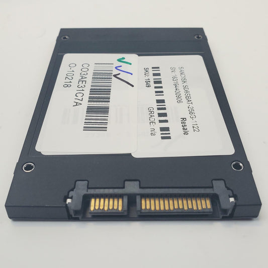 SanDisk SD8SBAT-256G-1122 256GB 2.5" SATA Internal SSD | Grade A