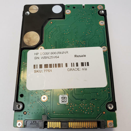HP EG001800JWJNR 1.8TB 2.5" SAS Internal HDD | Grade A