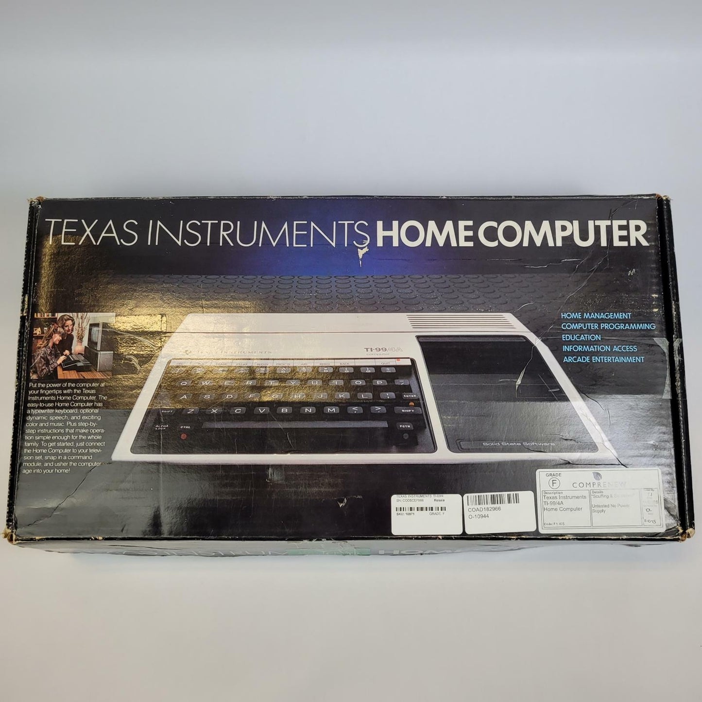 TEXAS INSTRUMENTS TI-99/4A Home Computer | Grade F